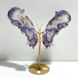 Beautiful Sakura Flower Agate Butterfly Wing Carving With Stand - Wholesale Crystals