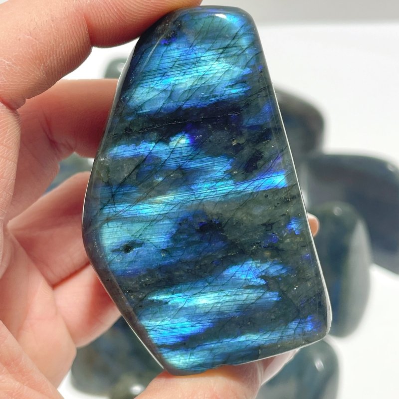 Beautiful Small Flash Blue Yellow Labradorite Home Decor Wholesale - Wholesale Crystals