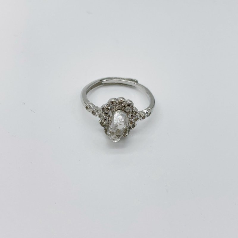 Beautiful Tibet Quartz Crystal Raw Stone Ring Wholesale -Wholesale Crystals