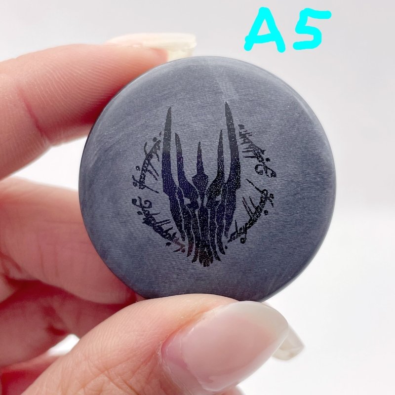 Black Obsidian Engraved The Lord of the Rings Wholesale - Wholesale Crystals