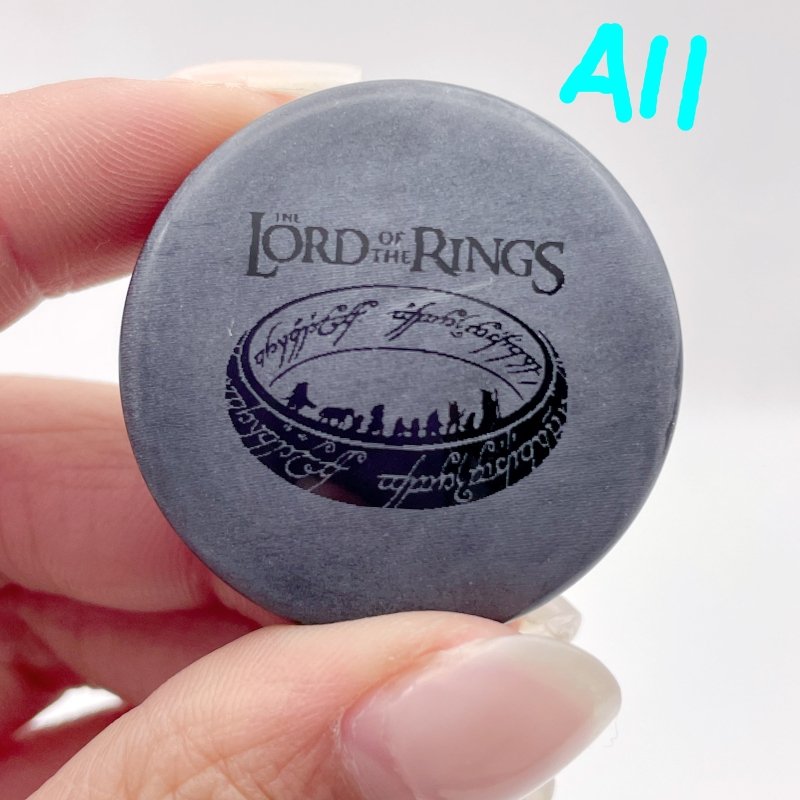 Black Obsidian Engraved The Lord of the Rings Wholesale - Wholesale Crystals