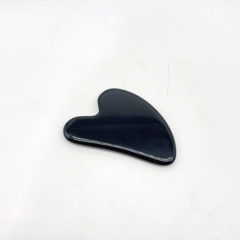 Black Obsidian Roller and Gua Sha A Set Wholesale -Wholesale Crystals