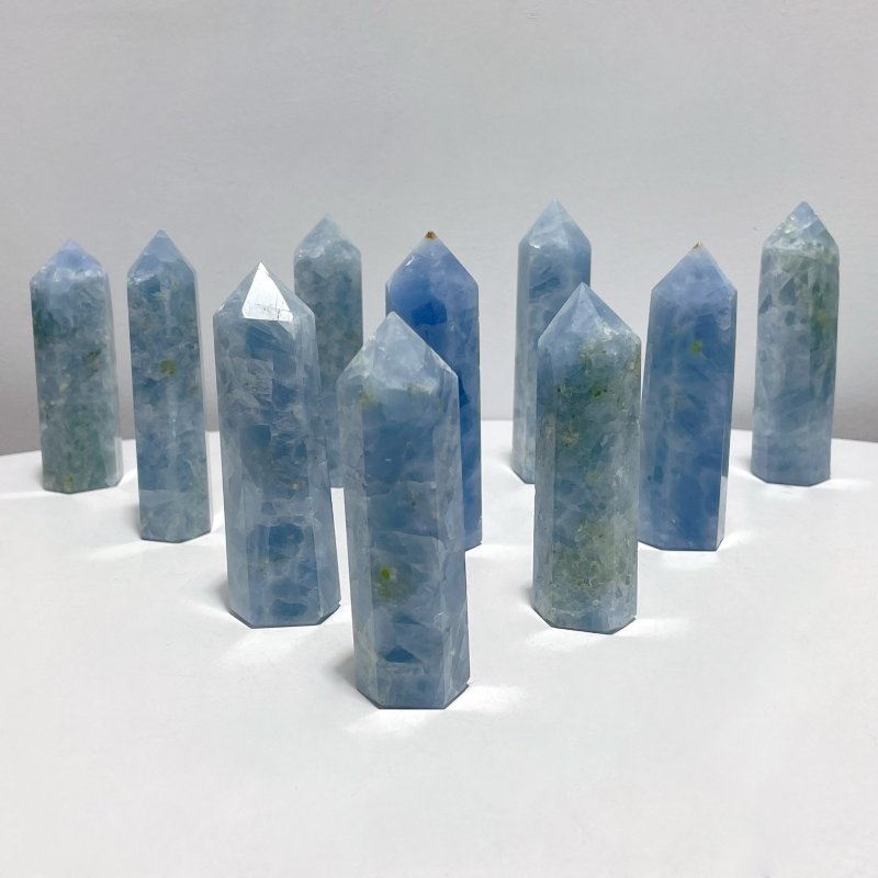 Blue Calcite Point Tower Wholesale - Wholesale Crystals