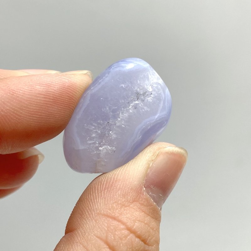 Blue Lace Agate Chips Small Tumbled Wholesale - Wholesale Crystals