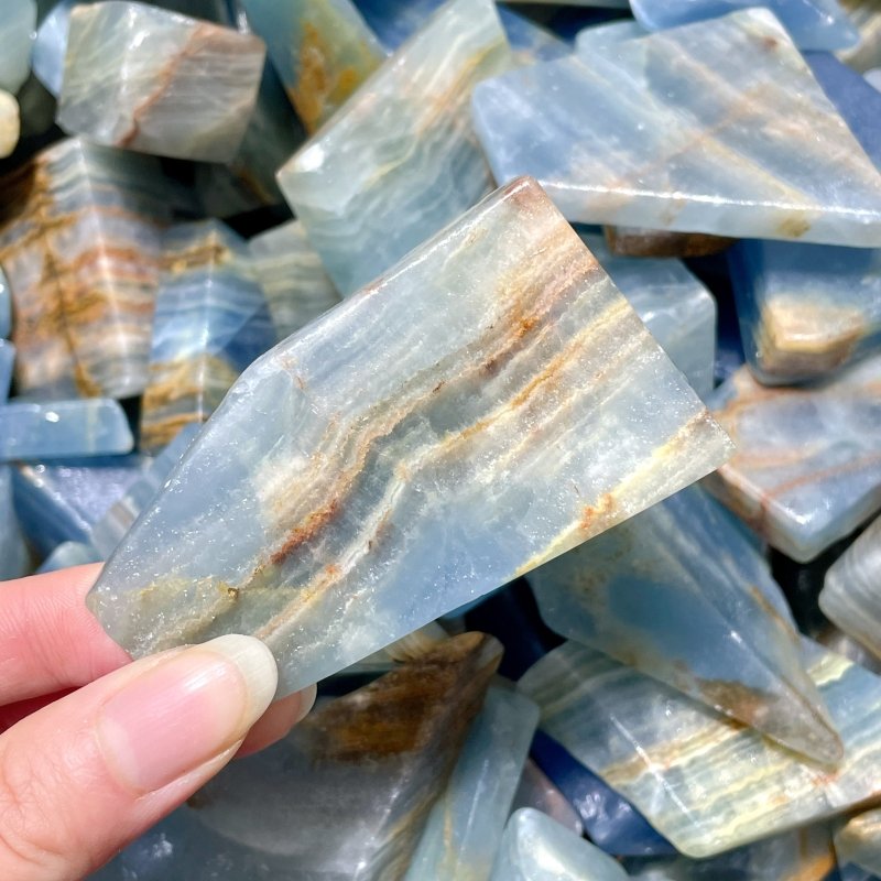 Blue Onyx Slab Freeform Wholesale Closeout - Wholesale Crystals