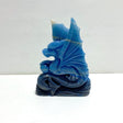 Blue Trolleite Flying Dragon Carving 15 - Wholesale Crystals