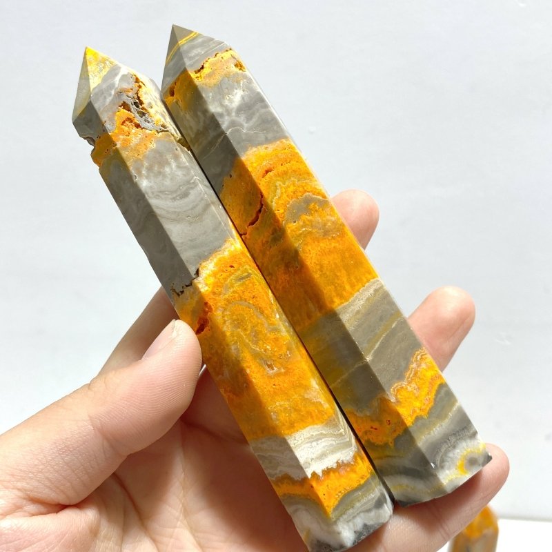 Bumblebee Jasper Tower Points Wholesale - Wholesale Crystals
