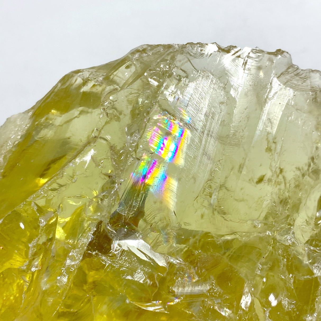 2 Pieces Large Citrine Raw Stone Specimen With Beautiful Rainbow #11
