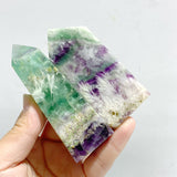 26 Pieces Feather Fluorite Four-sided Tower