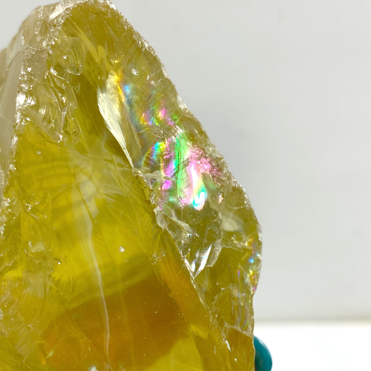 2 Pieces Large Citrine Raw Stone Specimen With Beautiful Rainbow #9