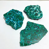 3 Pieces High Quality Beautiful Chrysocolla Mixed Malachite Slab Specimen #10