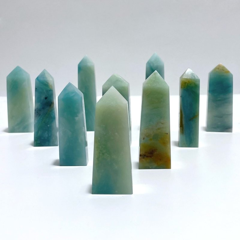 Caribbean Calcite Four - Sided Point Tower Wholesale - Wholesale Crystals