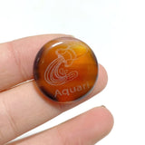 Carnelian 12 Zodiac Small Round Slices DIY Accessories - Wholesale Crystals