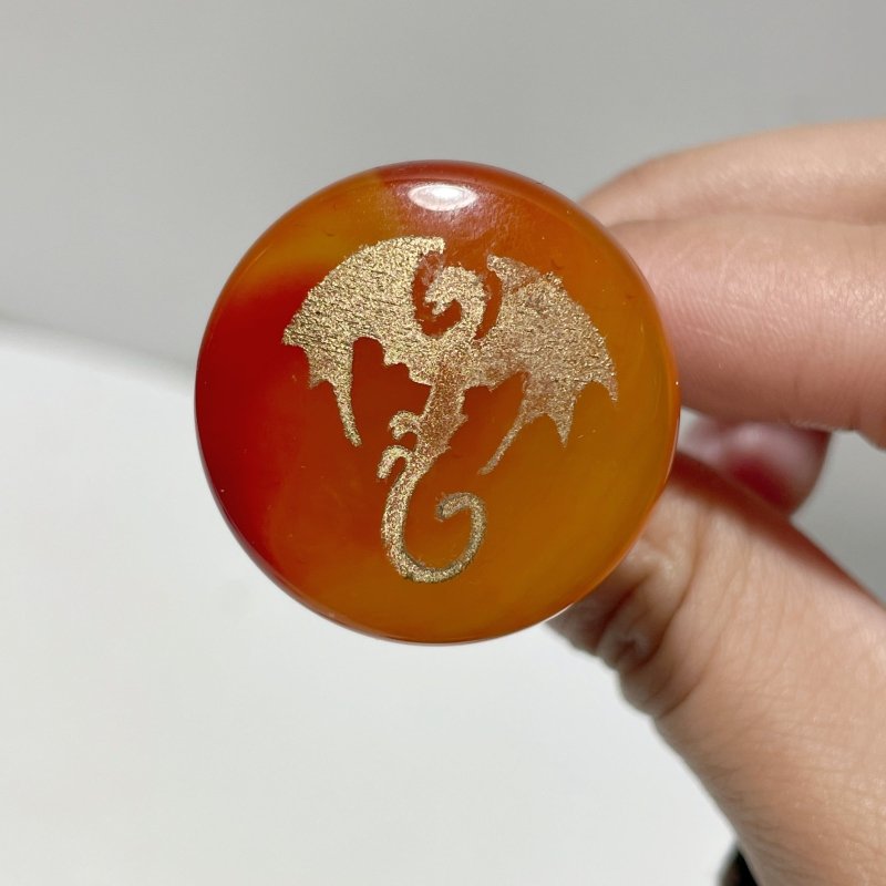 Carnelian Engraved Dragon Car Air Vent Clips Wholesale Car Accessories - Wholesale Crystals