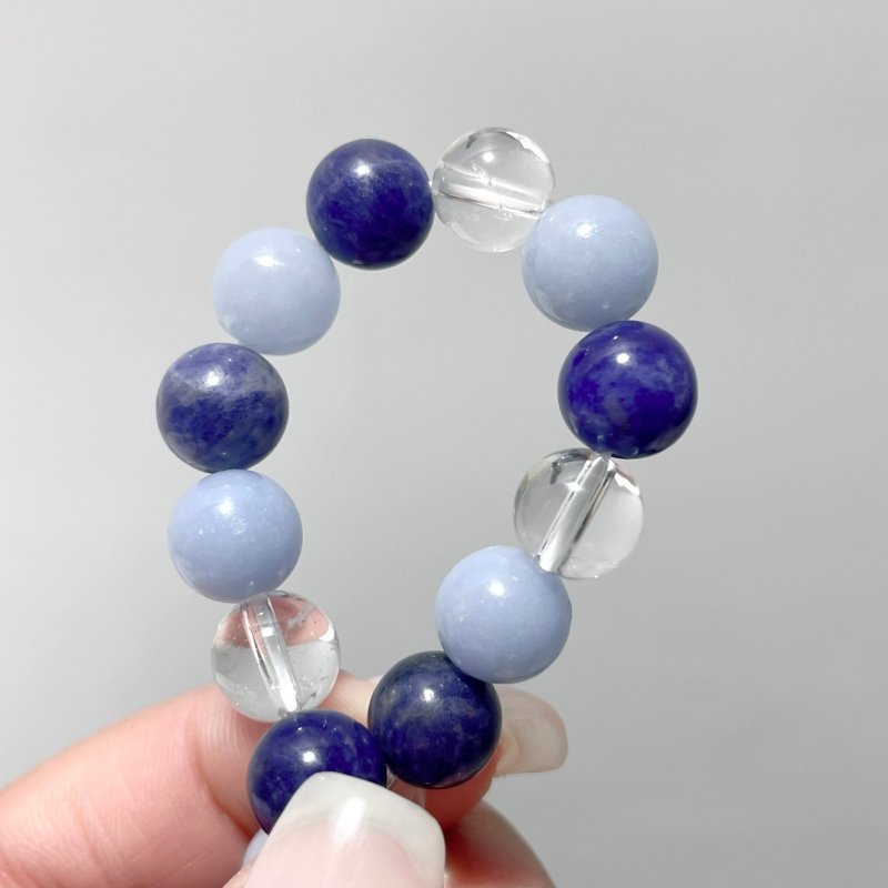 Clear Quartz Angelite Sodalite Bracelet Wholesale (Etsy Best - Selling Item) - Wholesale Crystals