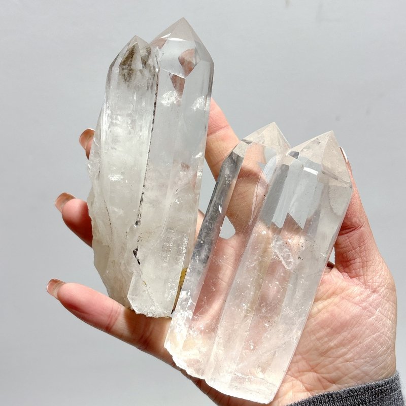 Clear Quartz Polished Double Points Wholesale - Wholesale Crystals