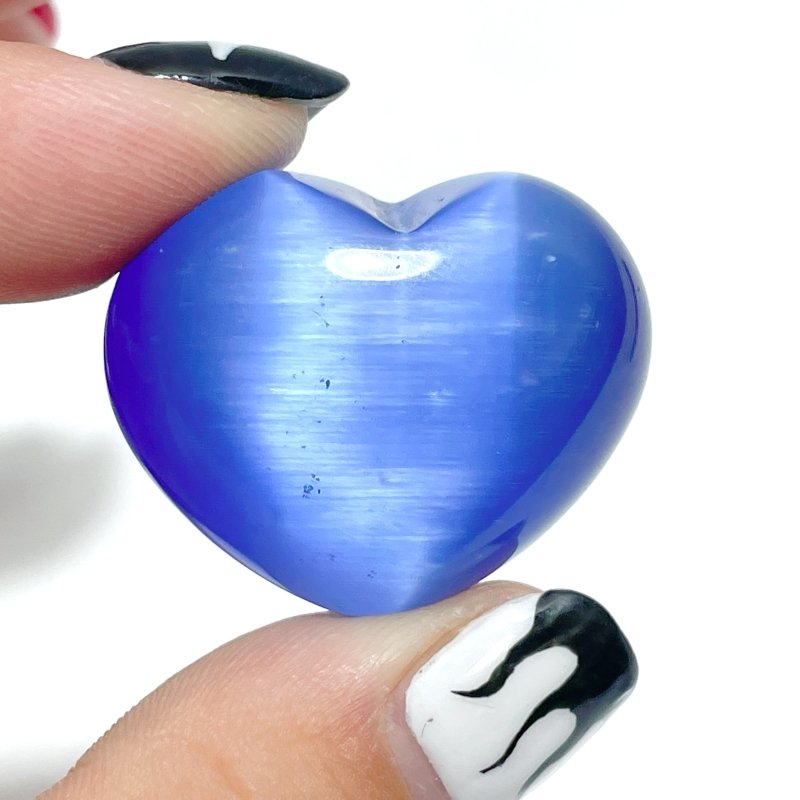 Colorful Glass Cat Eye Heart Wholesale - Wholesale Crystals