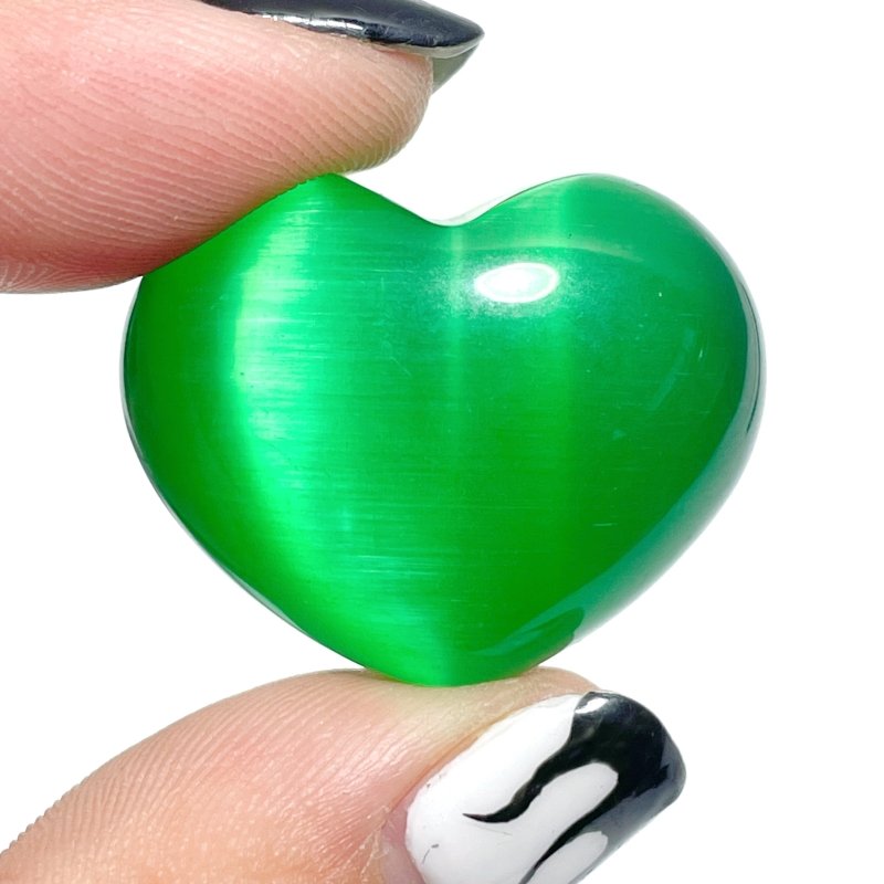 Colorful Glass Cat Eye Heart Wholesale - Wholesale Crystals