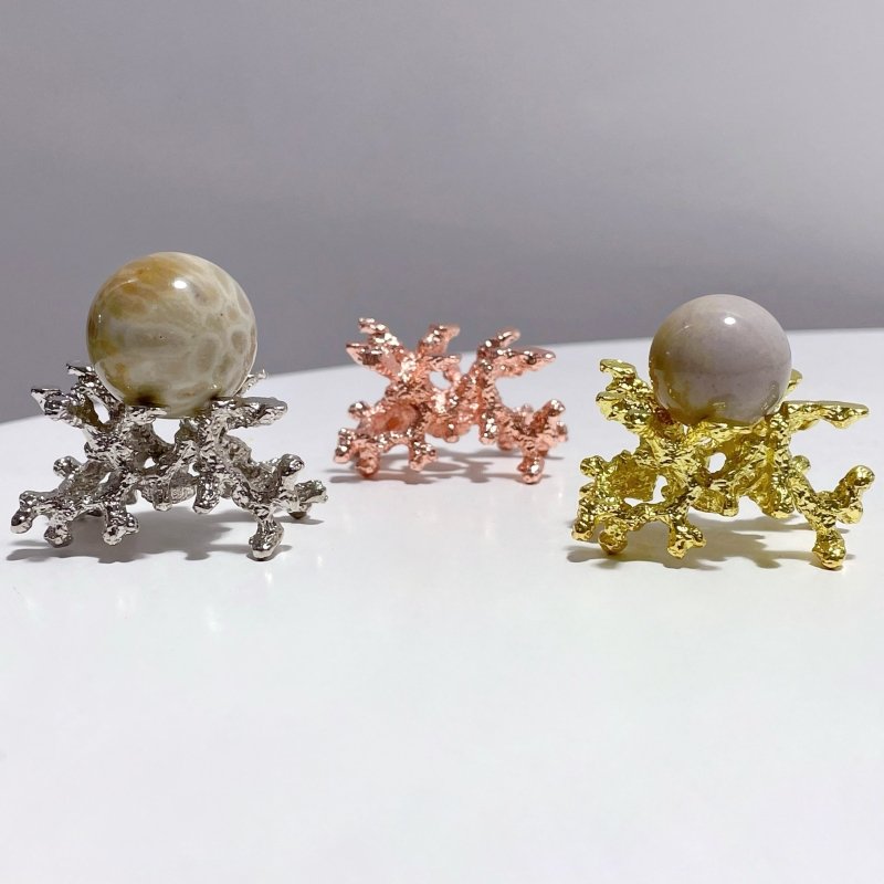 Coral Shape Crystal Sphere Stand Wholesale - Wholesale Crystals