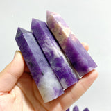 95 Pieces Lepidolite Tower Point