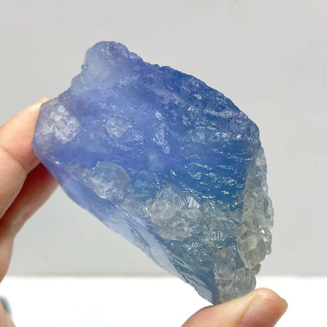 14 Pieces Blue Fluorite Mixed Calcite Raw Stone Specimen For Collection