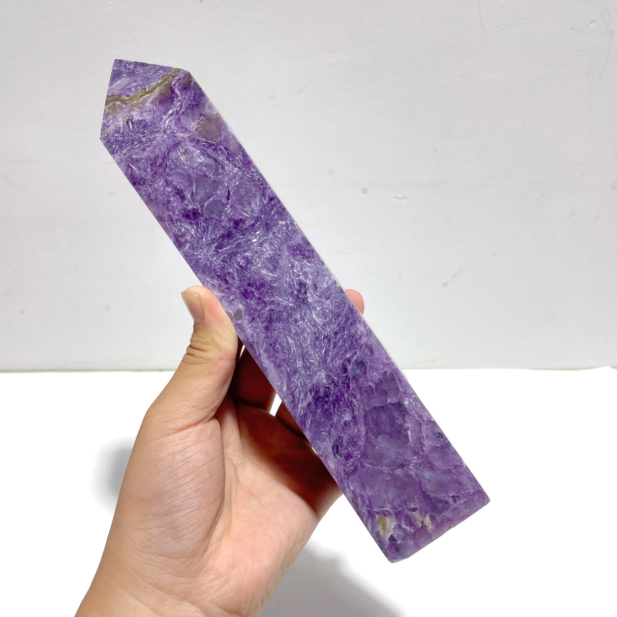 Unique 23CM Charoite Tower Point