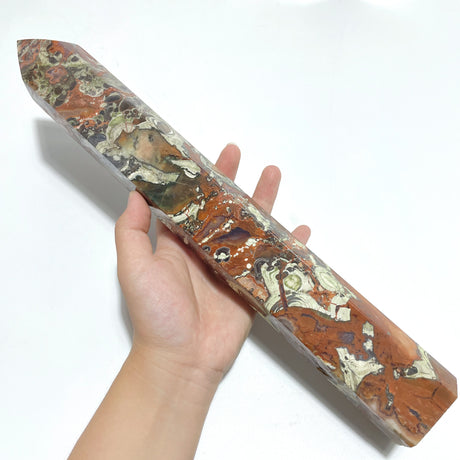 3 Pieces Tall China Agate Tower Point