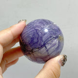 27 Pieces Purple Stripe Jasper Spheres