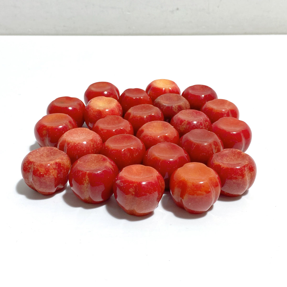 Mini Red Agate Halloween Pumpkin Carving Wholesale