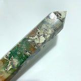 4 Pieces Tall China Agate Tower Point