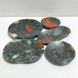 5 Pieces Large Africa Blood Stone Plates