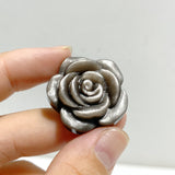Silver Sheen Obsidian & Gold Sheen Obsidian Flower Carving Wholesale