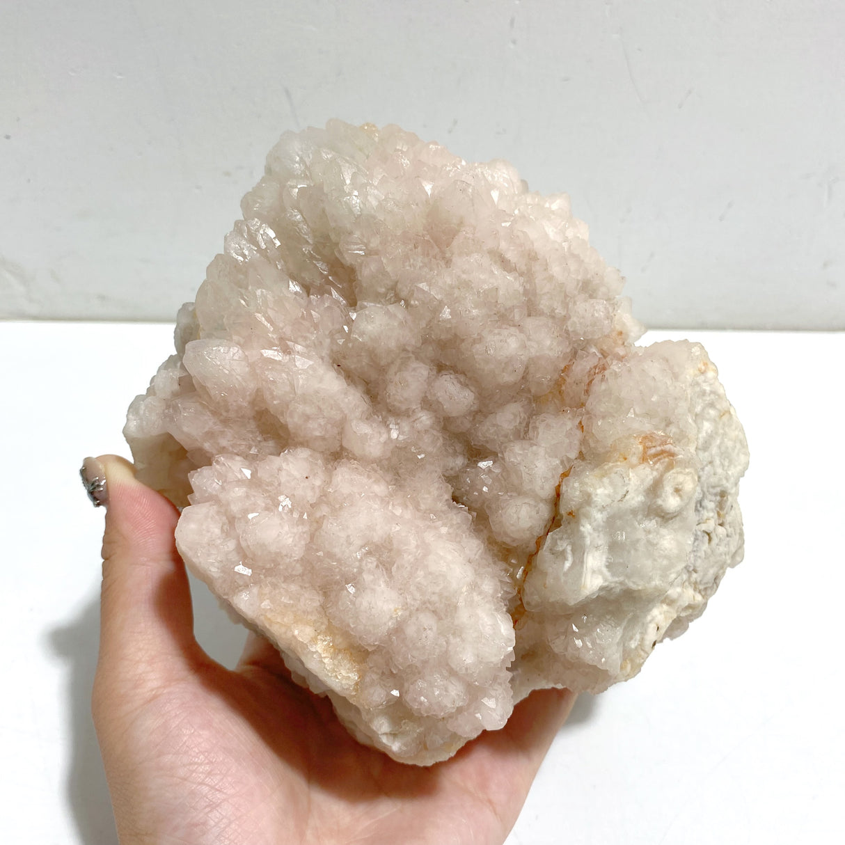 Large Raw Stilbite Specimen With Stand