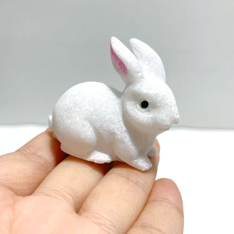 White Marbe Rabbit Carving Wholesale