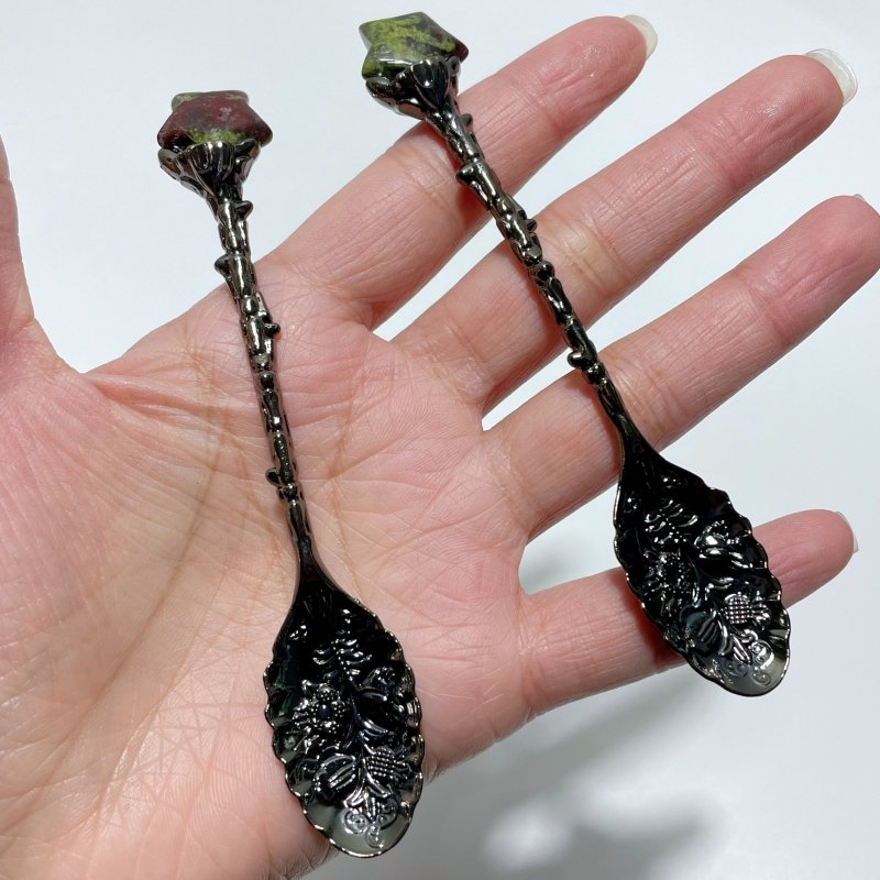 Dragon Blood Stone Mini Star Coffee Spoon Wholesale - Wholesale Crystals