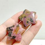 3CM Rhodonite Star Carving Wholesale