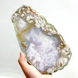 5 Pieces Beautiful Large Green Sakura Flower Agate Slabs