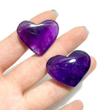 93 Pieces Amethyst Heart Shape