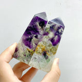 26 Pieces Feather Fluorite Four-sided Tower