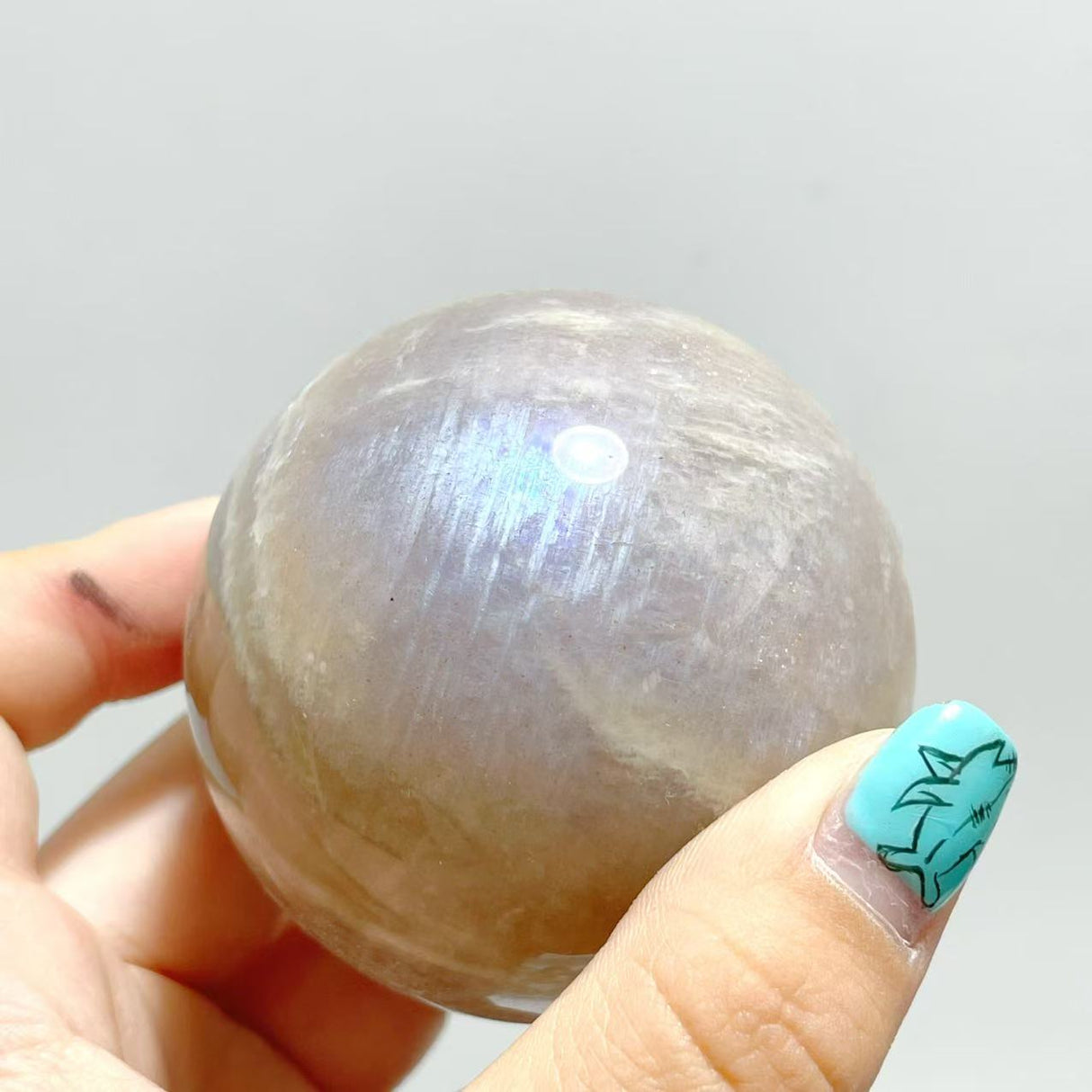13 Pieces Blue Moonstone Spheres