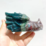 5 Pieces Beautiful Ocean Jasper Dragon Head
