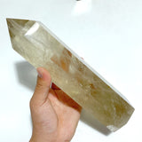 6 Pieces Tall Smoky Quartz Tower Point With Rainbow