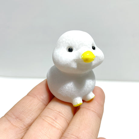 White Marbe Duck Animal Carving Wholesale