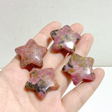 3CM Rhodonite Star Carving Wholesale