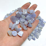 Blue Lace Agate Chips Small Tumbled Wholesale