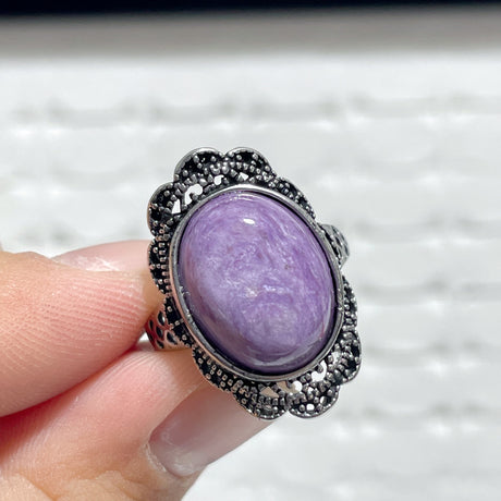 43 Pieces Charoite Different Styles Ring #5