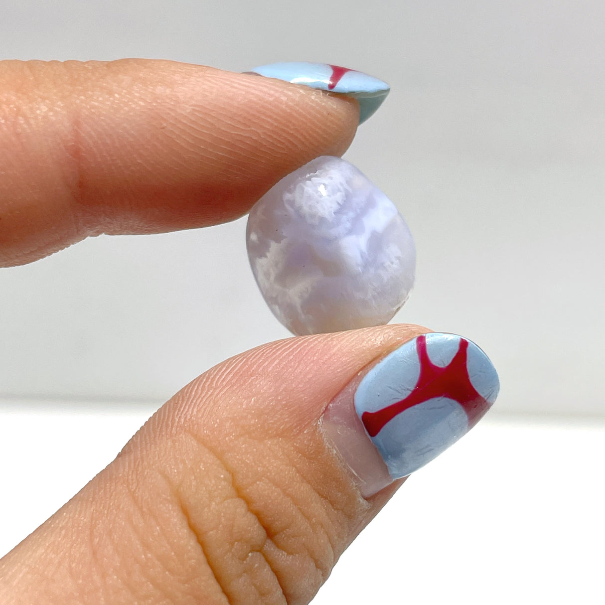 Blue Lace Agate Chips Small Tumbled Wholesale