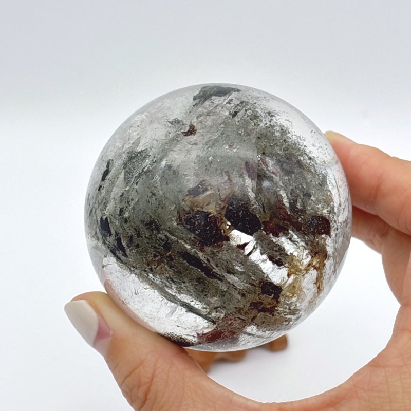 Enhydro Garden Quartz Sphere With Moving Bubble - Wholesale Crystals