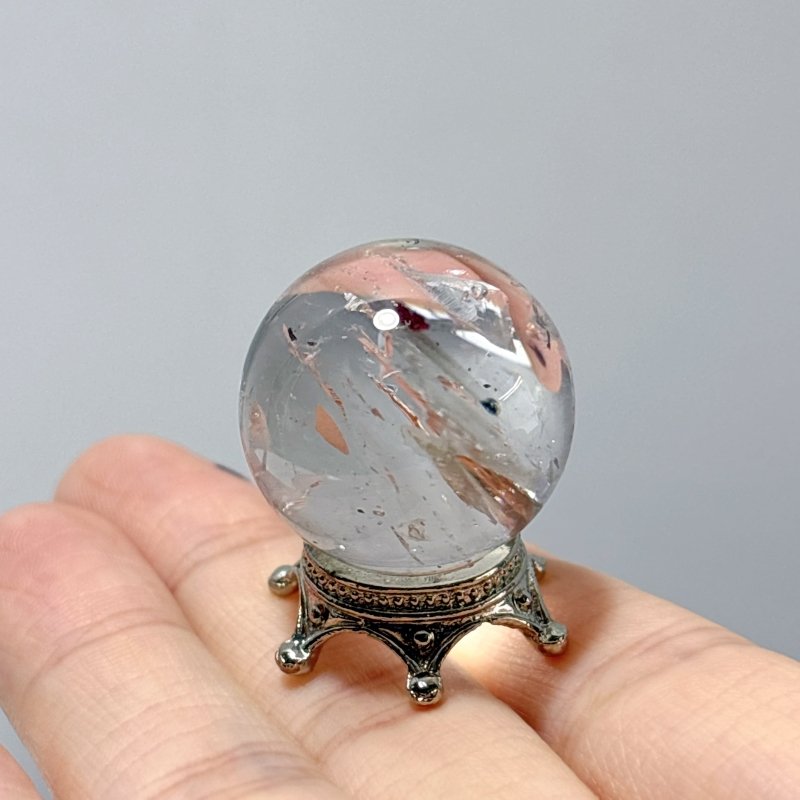 Enhydro Quartz Sphere With Moving Bubble - Wholesale Crystals