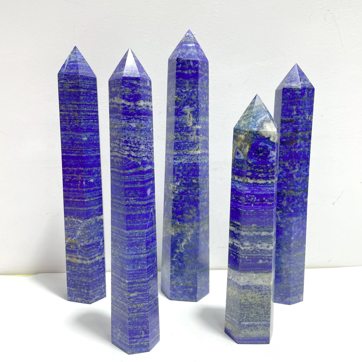 5 Pieces Large Lapis Lazuli Tower